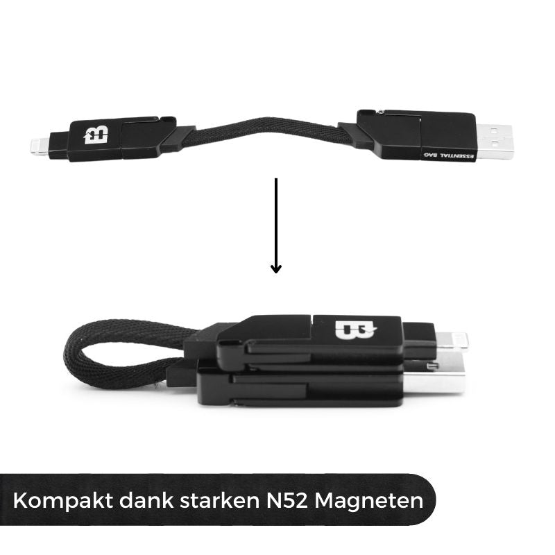 Mini Multi Ladekabel - Essentialbag