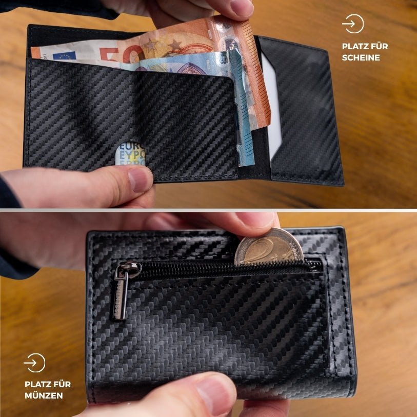 Smart Wallet 3.0 - Carbon Stealth - Essentialbag #farbe_carbon stealth