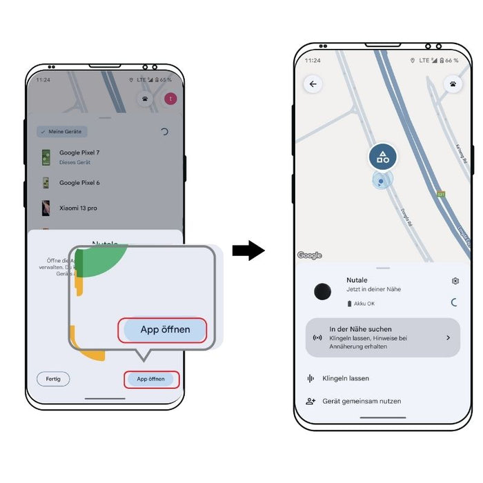 Tracker Card Setup (Android Google Find My)