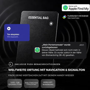 Tracker Karte 3.0 – weltweite Ortung mit Navigation und Signalton
