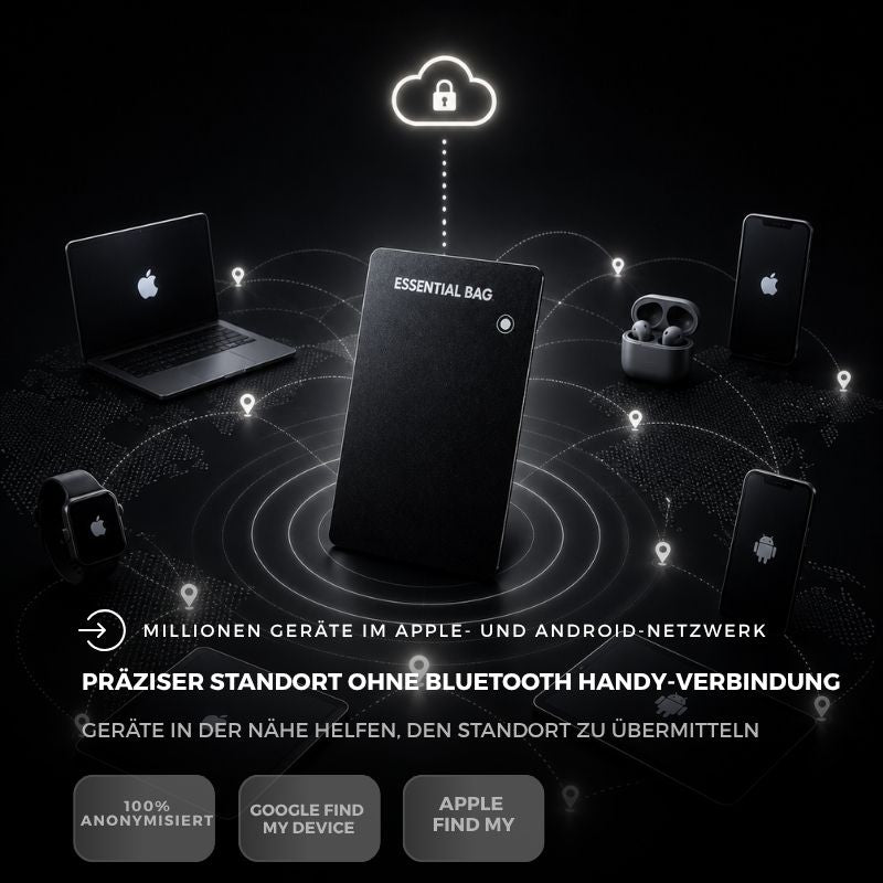 Tracker Karte 3.0 – präziser Standort über Apple und Android