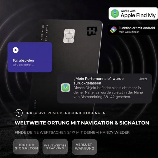 Tracker Card 3.0 Apple and Android