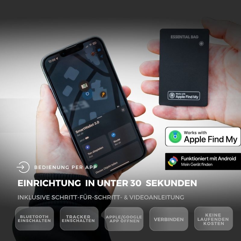 Tracker Karte 3.0 – Einrichtung in unter 30 Sekunden