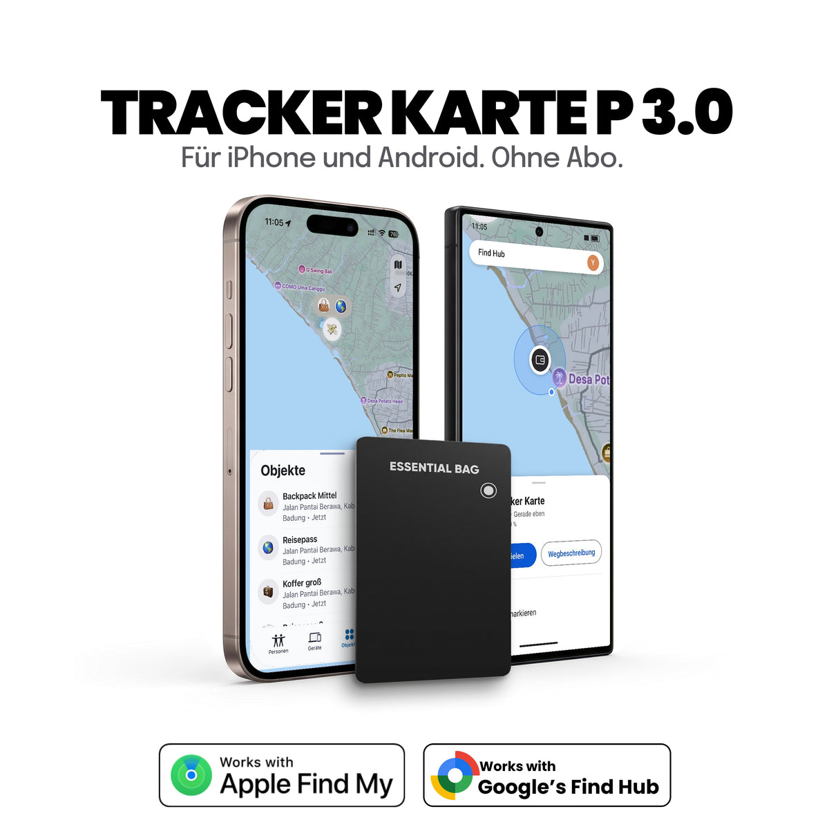 Tracker Card 3.0 Apple and Android
